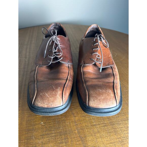 Rockport Dress Men's Sz 10M Brown Leather Lace Up Low Top‎ Oxford APM1004E - Picture 3 of 9